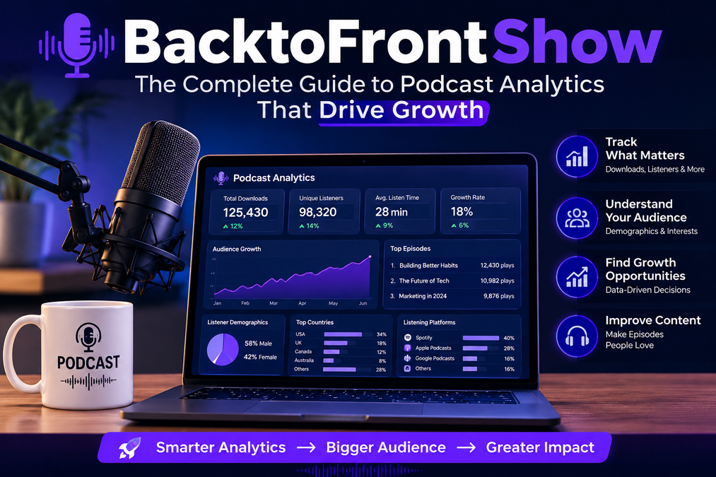 BacktoFrontShow: The Complete Guide to Podcast Analytics That Drive Growth dreamwithjeff .com